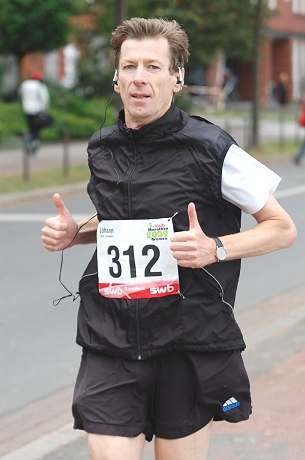 Foto Johann Ebend beim Bremenmarathon